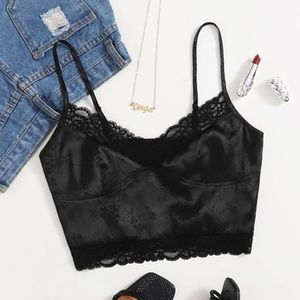 Lace Trim Cami Top